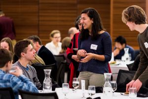 Students admitted to UW at a luncheon